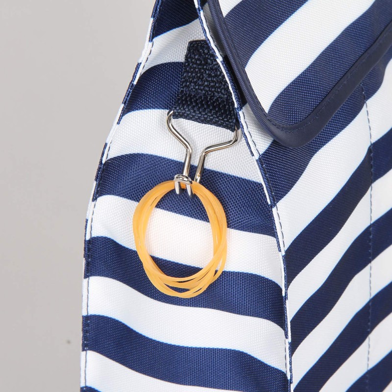 Astro 821-38 Plastic Bag Stocker, Navy, Border Pattern, Hanging, Wall