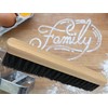 MAAJ Broom 30 cm Made of Natural Wood Stuffed with