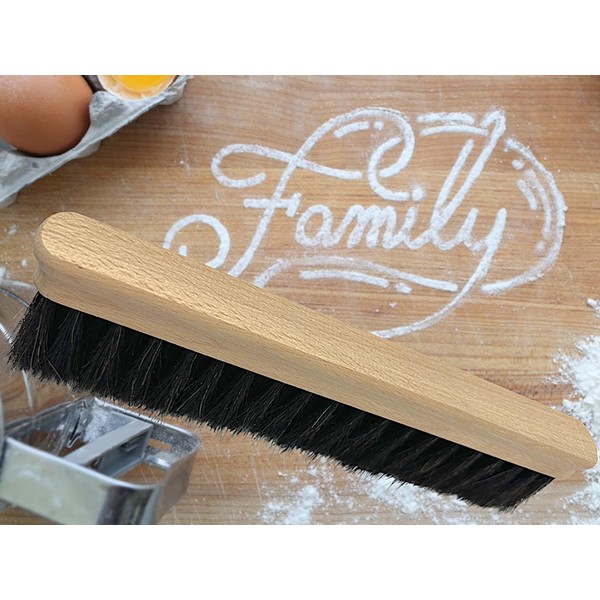 MAAJ Broom 30 cm Made of Natural Wood Stuffed with