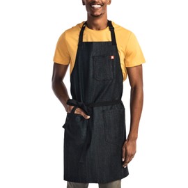 hedley & bennett Essential Apron - Professional Chef Apron with Pockets - Kitchen Apron for Men - Grilling Apron - Chef Aprons for Men - Apron for Women - 8oz 100% Cotton Twill Fabric - Donald Duck