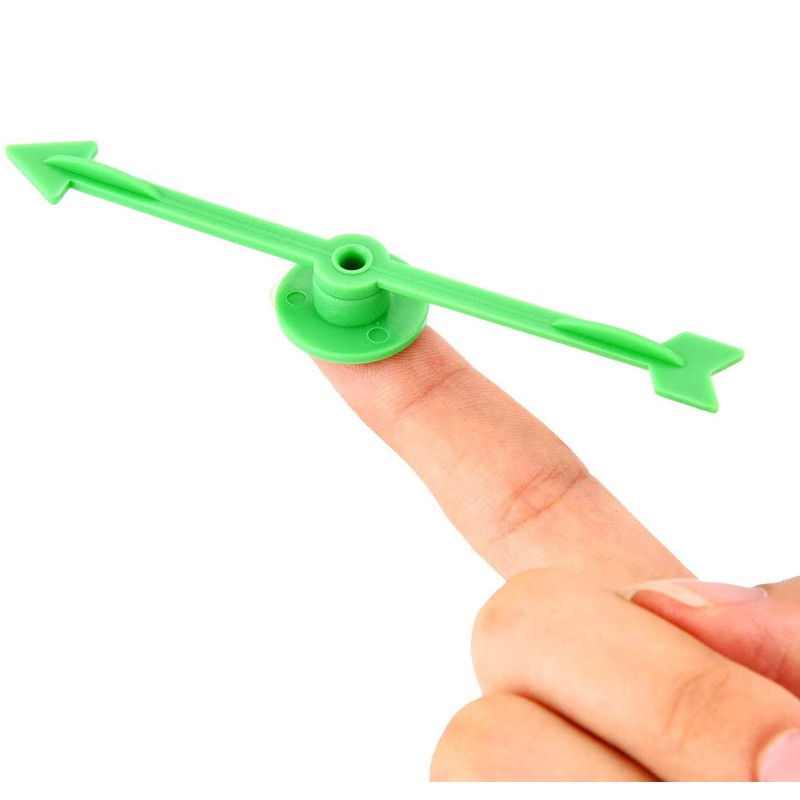 Killow 25 Pieces Arrow Game Pointer Spinner Plastic Arrow Spinner