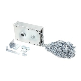 Lfhelper Roll Up Garage Door Opener Chain Hoist Garage Lifting Door Accessories- 4:1 Gear Ratio Heavy Duty Chain Hoist Opener for Roll Up Doors and Jackshaft Garage Door Openers