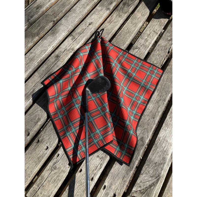 Alengolf Golf Towel Microfibre Scotland Design 60 cm x 40