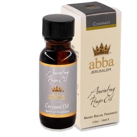 Generic ABBA Oil Covenant 1/2oz Bottle ANOINTING Oil in Gift Box - ABBA Jerusalem, Clear