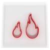 Just Cutters Flame Cutters | Mini/Small Set of 2 Fondant
