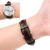 Gomvadr Leather Watch Strap Vegetable Tanned Top Grain Leather Strap,