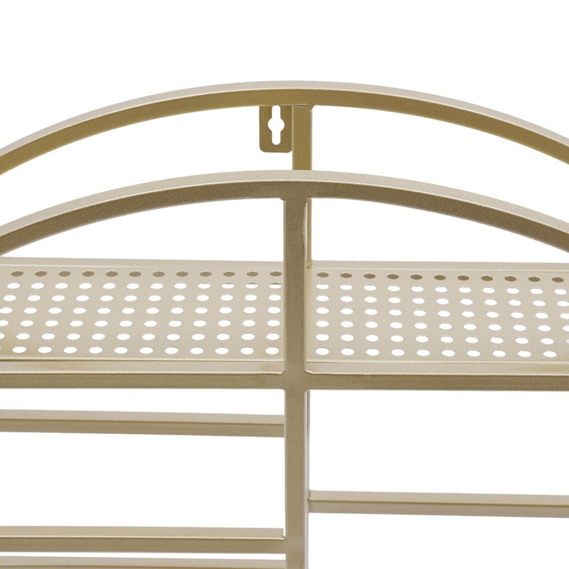 ILWorkTLs Round Wall Mounted Wine Rack,Wine Display Rack,Hanging Wine Bottle