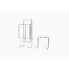 JERDON Ironing Board Holder and Iron Caddy - Stainless Steel