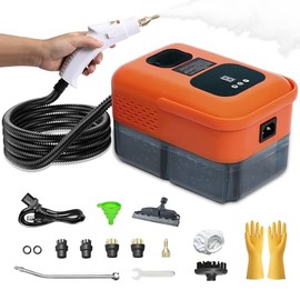 Handheld Steam Cleaner, Pressurized Steamer for Cleaning