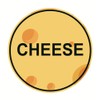 Cheese Sticker, 1inch 500pcs Round Cheese Food Packaging Stickers