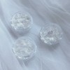 Mosoga white sparkle heart star bling nail art glitter, 1 piece, 3 types of white sparkle / 모소가 화이트 스파클 하트 별 블링 네일아트 글리터, 1개, 화이트스파클3종
