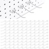 100 Pack Pegboard Hooks Set, 4 Inch Stainless Steel Pegboard