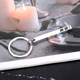 Steel 11th Anniversary Keychain Gifts for Him Her 11 Years Anniver-sary steel Gifts for Couples Anniversary Wedding Gift for Husband Wife Gift for Girlfriend BF Valentine Christmas Marriage I Still Do