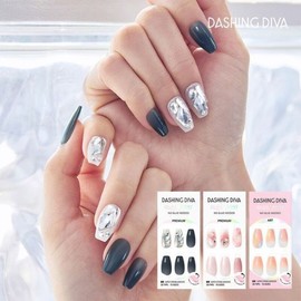 (NS홈쇼핑)(상시)데싱디바 매직프레스 아티피셜 코핀 네일 3종35067775 (NS Home Shopping)(Permanent) Dashing Diva Magic Press Artificial Coffin Nails 3 Types 35067775
