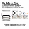 Round Metal Cover Black for LED Panel Aura Round 12