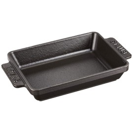 STAUB Mini Dish Rectangular 15 x 11 cm, Black