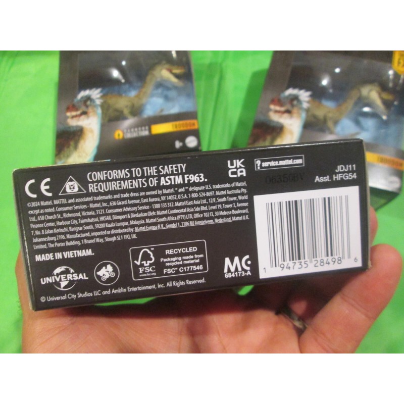 Mattel JURASSIC WORLD HAMMOND COLLECTION TROODON MATTEL TRUE FX PARK