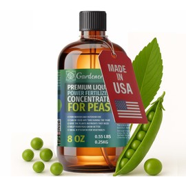 Liquid Power Peas Fertilizer - Professional Liquid Plant Food for Peas - Fast-Acting Concentrate for Growth, Strong Roots & High-Yield Harvest - 8 oz - Indoor & Outdoor Use