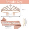Rose Gold Girl Sash and Tiara, Crown and Sash for