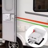 Gearzaar White) RV Paddle Entry Door Lock Latch Handle Knob