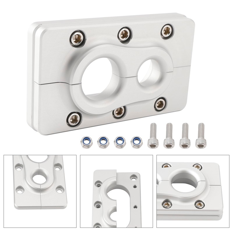 MAD HORNETS Aluminum Fire Wall Pass Through Raw Bracket For