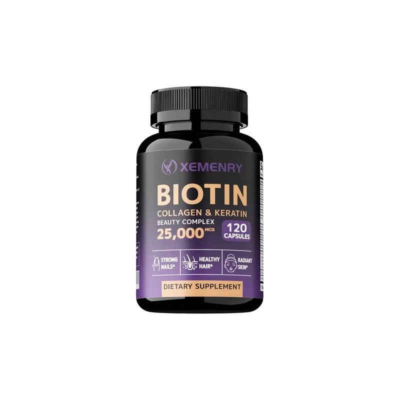 Xemenry Biotina Colágeno 000 Mcg 120 Cápsulas