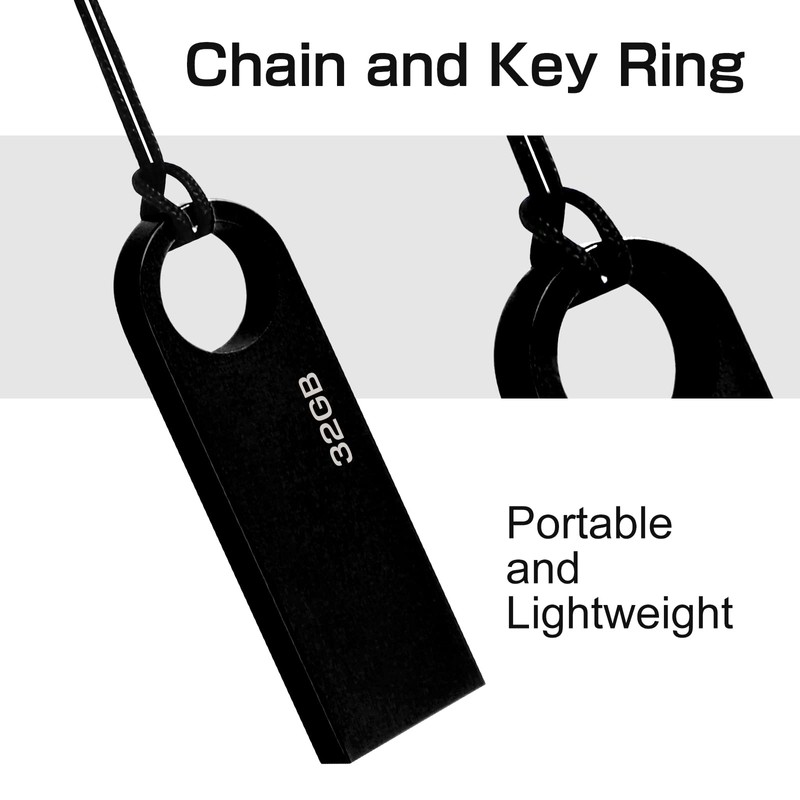 USB Stick 32 GB, Mini Memory Stick, 32 GB, Waterproof