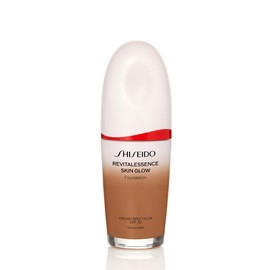 Shiseido RevitalEssence Skin Glow Foundation SPF 30, 430 Cedar - Buildable, Medium Coverage - 24-HR Hydration & 12-HR Wear - Transfer, Crease & Fade Resistant - Non-Comedogenic - All Skin Types
