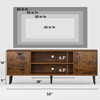 JUMMICO TV Stand for 65 Inch TV, Modern Entertainment Center