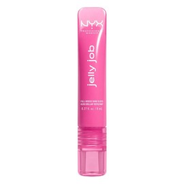 NYX Professional Makeup Jelly Job Gloss brillo y volumen natural, con aceite de cereza y complejo de péptidos que hidratan tus labios, fórmula vegana, 8 ml - Tono (Jelly Icing)