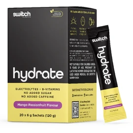 Switch Nutrition Hydrate 20 Sachets Mango Passionfruit