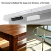 Tablecloth Clips,Transparent Table Cloth Holder Clips,Self-Adhesive Windproof Table Cover Clamps