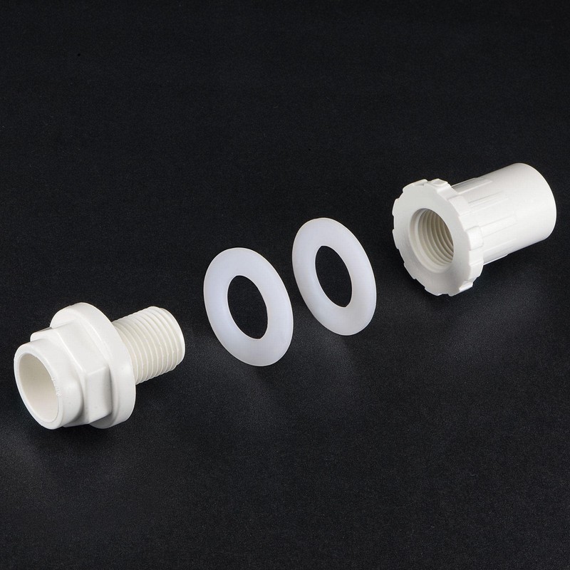 sourcing map 1/2 20mm ID PVC Water Tank Pipe Connector