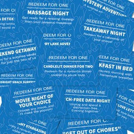 RED OCEAN Coupon Book Boyfriend Edition | Gift For Him | Romantic Love Vouchers for Boyfriend, Couple Gift for Valentines Day, Birthdays & Christmas | Gift For Boyfriends, Him, Couple, Partner