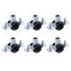 sourcing map 6 Pcs Split Ring Pipe Hanger, 16mm/0.6inch Adjustable
