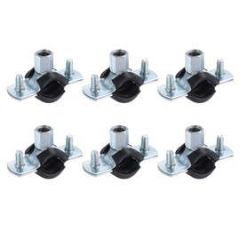 sourcing map 6 Pcs Split Ring Pipe Hanger, 16mm/0.6inch Adjustable Pipe Bracket Clamp Wall Ceiling Mount Pipe Strap Support for Plumbing Drainage Pipe Tube