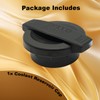 LESHIAUTO Coolant Reservoir Cap Cover Compatible with Hyundai Sonata 2015-2019