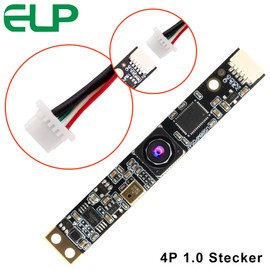 G 8MP USB Camera Module with Microphone Wide Angle PC Camera for Computer 4K Lightburn Camera for Laser Engraver Mini Strip Fixed Lens Webcam CCTV USB Surveillance Camera for Raspberry Pi (102°)