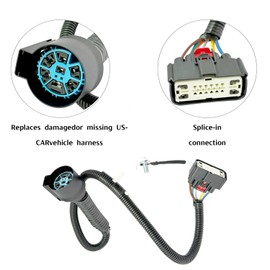 Trailer Tow Connector Wiring Harness Assembly BL3Z-13A576-B Compatible with 2011-2014 Ford F-150 SVT Raptor Crew Cab Extended Cab 6.2L Pickup BL3Z13A576B