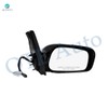 PM Auto Right Passenger Side Power Foldaway View Mirror Chrome/Convex+Warning