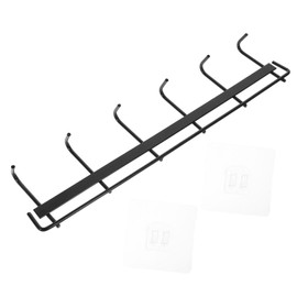 Alipis Hanging Rail Rack Kitchen Utensil Hanger Wall Mount Pot Pan Bar Kitchen Organizer Space Saver