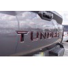 CUSTOM EMBLEM Black Red outline Emblem Fit TOYOTA 2022 2023