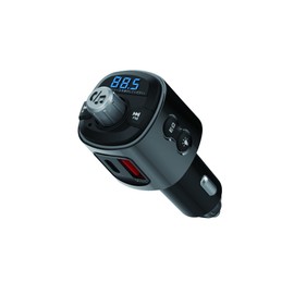 Kashimura NKD-229 USB Charging Ports x 2, Hands-free Calling Function, Compact Bluetooth FM Transmitter