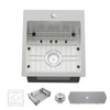 Kitchen And Bar Sink, 15x17 Inch Stainless Steel Drop In