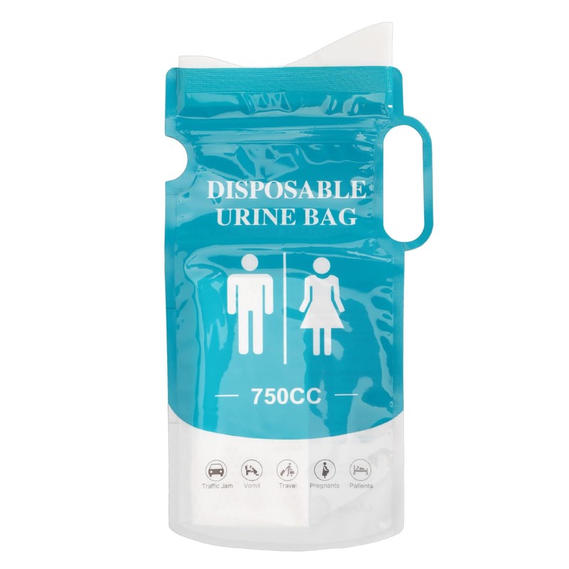 Bolsas Desechables para Orinal, 10 Piezas de 750 Ml, Bolsas