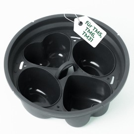 STERNEKOCH® Egg Poacher - Thermomix Accessories for TM5, TM6 and TM31 - Also Suitable for Monsieur Cuisine Connect & Smart - Thermomix Egg Cooker - Up to 4 Poached Eggs, Muffins and More