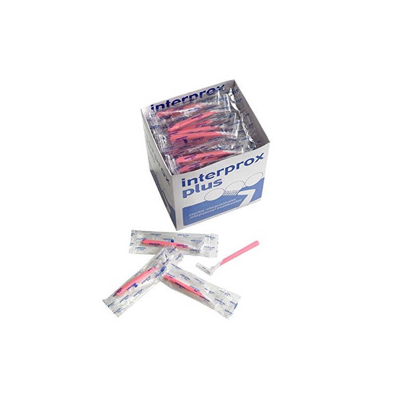 Interprox Plus Interdental Brushes Box of 100 (Pink Nano)