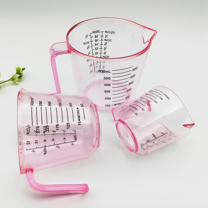 Plastic Measuring Cup Set, Kitchen Cooking and Baking Seasoning Liquid