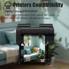 AOTMENDI PFI-2700-MG(Magenta) Pigment Ink Cartridge 700ML for Canon imagePROGRAF PRO-2600 PRO-4600 PRO-6600 GP-2000 GP-4000 GP-4600S GP-6600s Printers