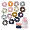 Scrunchies Ligas Elásticas Aterciopeladas Para Cabello 20 Pz